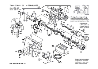 BOSCH Linsenschraube DIN 7985-M3x8-4.8 | Ersatzteile f�r GBM 7,2 VES, GBM 12 VE - 2910641050