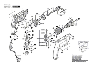 BOSCH Linsenschraube DIN 7985-M4x25-8.8 | Ersatzteile f�r GSB 450 RE, HSH 28 - 2910951132