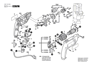 BOSCH Linsenschraube DIN 7985-M4x25-8.8 | Ersatzteile f�r GSB 450 RE, HSH 28 - 2910951132