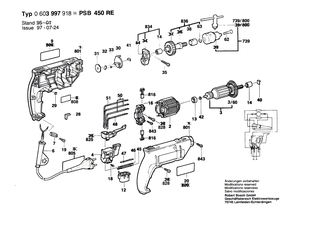 BOSCH Linsenschraube DIN 7985-M4x25-8.8 | Ersatzteile f�r GSB 450 RE, HSH 28 - 2910951132