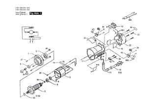 BOSCH Sechskantschraube DIN 933-M6x16-5.6-A | Ersatzteile f�r GFF 22 A - 2911051197