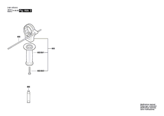 BOSCH Sechskantschraube M8x45 | Ersatzteile f�r GSB 16 RE, GSB 780-2 RE - 2911061252