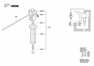 BOSCH Sechskantschraube | Ersatzteile f�r GSB 162-2 RE,...