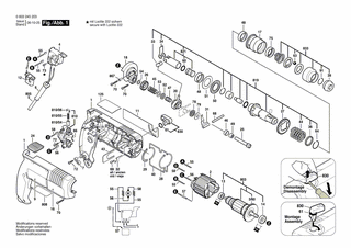 BOSCH Blechschraube DIN 7981-ST3,9x25-C-Z | Ersatzteile für GSF 100 A, GWS 14-125 C - 2912401022