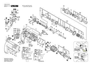 BOSCH Blechschraube DIN 7981-ST3,9x25-C-Z | Ersatzteile für GSF 100 A, GWS 14-125 C - 2912401022