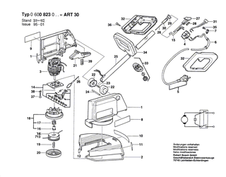 BOSCH Blechschraube DIN 7981-ST3,9x25-C-Z | Ersatzteile für GSF 100 A, GWS 14-125 C - 2912401022