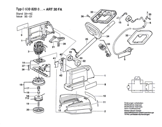 BOSCH Blechschraube DIN 7981-ST3,9x25-C-Z | Ersatzteile f�r GSF 100 A, GWS 14-125 C - 2912401022