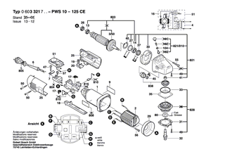 BOSCH Blechschraube DIN 7981-ST3,9x25-C-Z | Ersatzteile für GSF 100 A, GWS 14-125 C - 2912401022