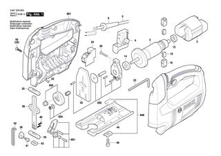 BOSCH Schraube Mikroverkapselt DIN 912-M 5x12-8.8 | Ersatzteile f�r GBH 5/40 DCE, GBH 38 - 2914551117