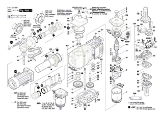 BOSCH Schraube Mikroverkapselt DIN 912-M6X30-8.8 | Ersatzteile für GSH 27, HSH 28 - 2914551188