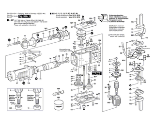 BOSCH Schraube Mikroverkapselt DIN 912-M6X30-8.8 | Ersatzteile für GSH 27, HSH 28 - 2914551188