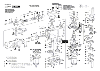 BOSCH Schraube Mikroverkapselt DIN 912-M6X30-8.8 | Ersatzteile für GSH 27, HSH 28 - 2914551188