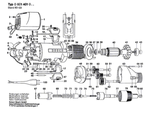 BOSCH Sechskantmutter DIN 934-M 3-m-8 | Ersatzteile f�r Winkelbohrmaschine, GWB 10 - 2915011003
