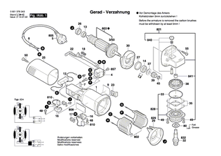 BOSCH Sechskantmutter DIN 934-M6-8-A | Ersatzteile f�r SHO 280, AKE 30 B - 2915011007
