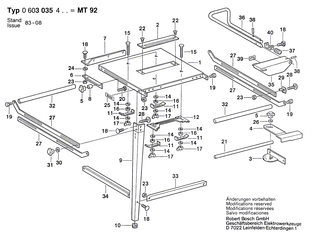 BOSCH Sechskantmutter DIN 934-M6-8-A | Ersatzteile f�r SHO 280, AKE 30 B - 2915011007