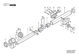 BOSCH Sechskantmutter DIN 934-M8-8-A | Ersatzteile f�r SHO 280, GSM 175 - 2915011009