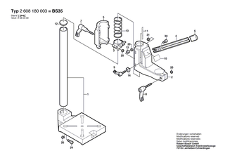 BOSCH Sechskantmutter DIN 985-M6-8 | Ersatzteile f�r AXT 1800, AXT 2200 - 2915061004