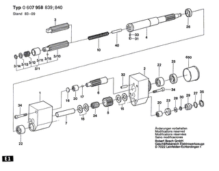 BOSCH Sicherungsring DIN 471-7x0,8-FST | Ersatzteile f�r GWB 10, GWB 10 RE - 2916640004