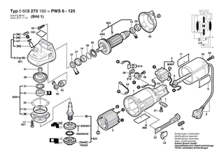 BOSCH Sicherungsring DIN 472-25x1,2MM | Ersatzteile f�r GWS 9-125 CS, GWS 9-125 CM - 2916660009