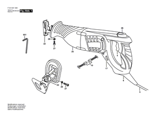BOSCH Federring DIN 127-B 5 | Ersatzteile f�r GSA 900 PE, GSA 1100 PE - 2916683006