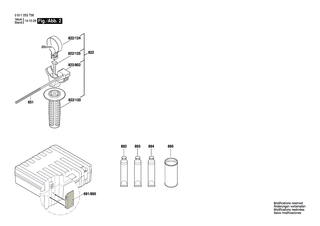 BOSCH Stützscheibe | Ersatzteile für 11253 VSR | 1617000A07