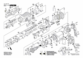 BOSCH Schalter | Ersatzteile für 11253 VSR | 1617200558