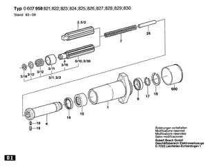 BOSCH Zylinderstift DIN 6325-5m 3x14 | Ersatzteile f�r Spindellager, Vorsatzgetriebe - 2917550078