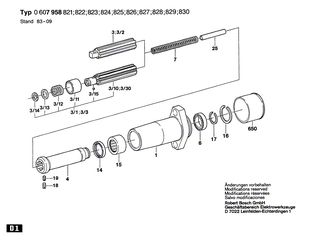 BOSCH Spannstift 2x5 DIN 1481 | Ersatzteile f�r 370 WATT-SERIE, 550 WATT-SERIE - 2917760033