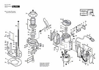 BOSCH Befestigungsplatte | Ersatzteile f�r GOF 1600, GOF...