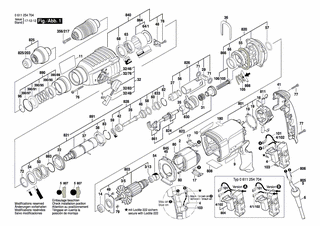 BOSCH Sprengring | Ersatzteile für GBH 2-26 DFR | 1614601047