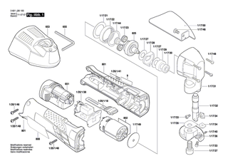 BOSCH Passscheibe | Ersatzteile f�r GSC 10,8 V-LI - 3600102049