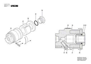 BOSCH Schalld�mpfer | Ersatzteile f�r 400 WATT-SERIE, 370 WATT-SERIE - 3600105002