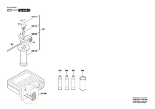 BOSCH Kohlebürstensatz | Ersatzteile für GBH 2600 | 1617000525