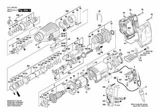 BOSCH Lüfter | Ersatzteile für RH226 | 1616610094