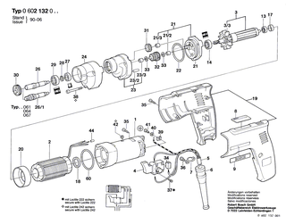 BOSCH Gummiring 6MM,�12x�16,4x3MM | Ersatzteile f�r GR.55, GR.57 - 3600206002