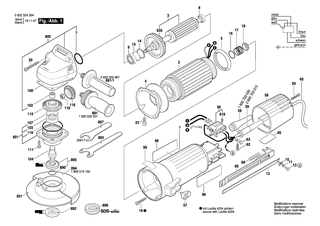 BOSCH Luftleitring | Ersatzteile f�r Winkelschleifer, Hf-Winkelschleifer - 3600209010
