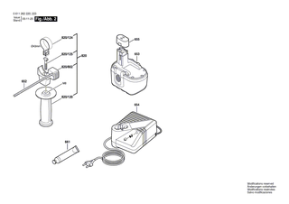 BOSCH Bohrfutterschlssel SG2 | Ersatzteile fr GBH 24 VF | 2607950007