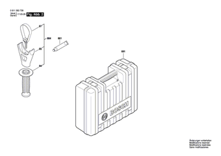 BOSCH Verschleissteilsatz | Ersatzteile f�r 11263 EVS | 1617000464