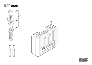 BOSCH Luftleitring | Ersatzteile für GBH 7-46 DE | 1610591023