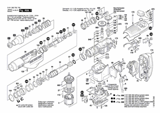 BOSCH Lüfterdeckel | Ersatzteile für GBH 7-46 DE | 1615500305
