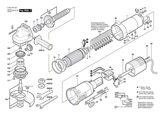 BOSCH Schalterabdeckung | Ersatzteile f�r Winkelschleifer, Hf-Winkelschleifer - 3600508035