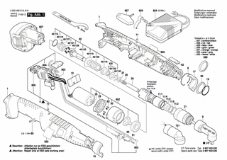 BOSCH Rillenkugellager | Ersatzteile f�r ANGLE EXACT...