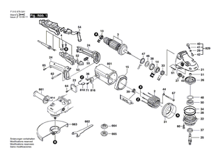 BOSCH Rillenkugellager | Ersatzteile f�r GWS 18-180, GWS 19-180 - 3600905134