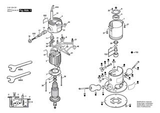 BOSCH Rillenkugellager | Ersatzteile f�r GOF 1200 A, GOF 1200 - 3600905513