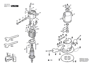 BOSCH Rillenkugellager | Ersatzteile f�r GOF 1200 A, GOF 1200 - 3600905513