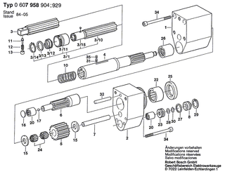 BOSCH Nadelkranz | Ersatzteile f�r Vorsatzgetriebe, GNA 2,5 - 3600913001