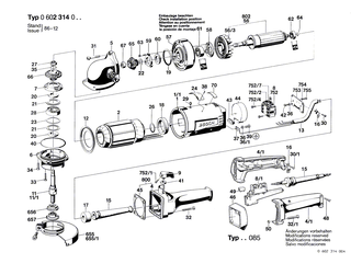 BOSCH Befestigungsplatte | Ersatzteile f�r Geradschleifer, Hf-Geradschleifer - 3601023015