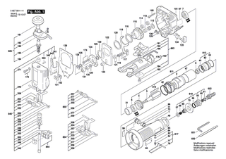 BOSCH Firmenschild | Ersatzteile f�r 400 WATT-SERIE, Pw-Schlagschrauber-Ind - 3601110039