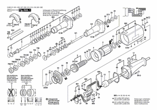 BOSCH Firmenschild | Ersatzteile f�r Hf-Geradschleifer,...