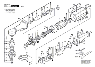 BOSCH Firmenschild | Ersatzteile f�r Hf-Geradschleifer, Geradschleifer - 3601110047